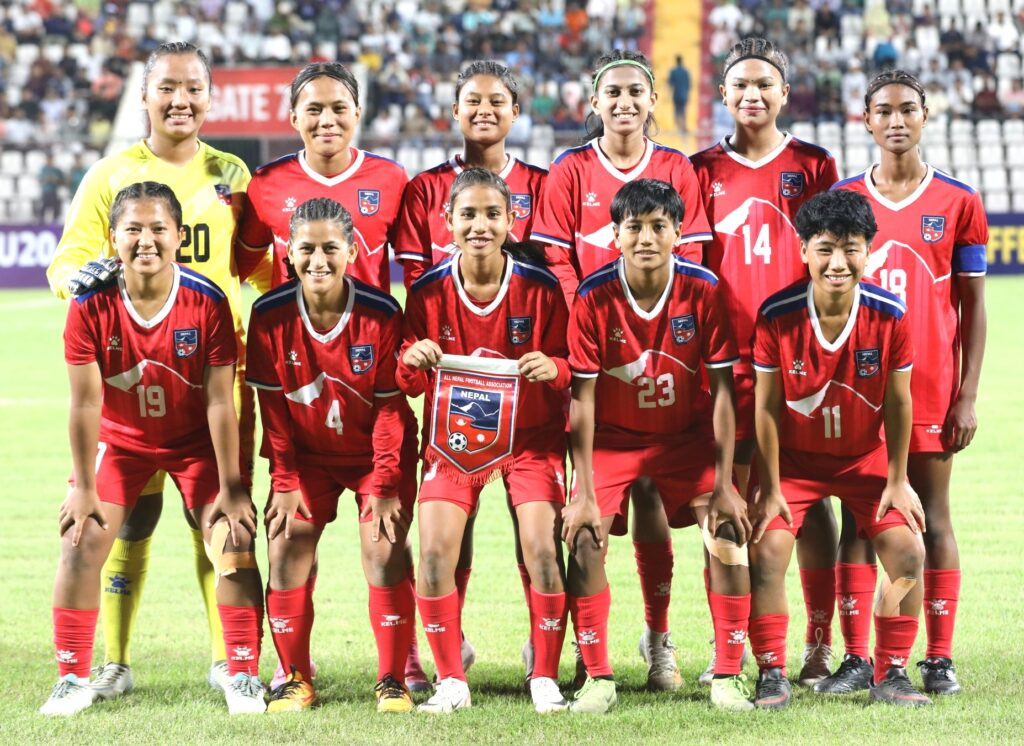 nepali women's u-20 footbal team