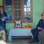 जेन-जी सहिद अमृतको घर रुपामा गृहमन्त्री र आइजिपी, पत्नीलाई रोजगारीको आश्वासन igp-1