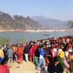 worshippers at  Devghat