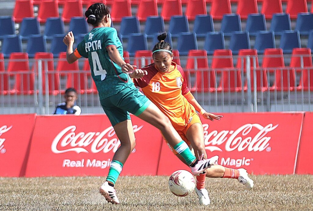 saf u-19 football bangadesh vs india