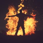 शरिरमा आगो लगाएर विवेकले गरे आत्मदाहको प्रयास, काठमाण्डौं लगिँदै burning-man