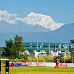 पोखराको क्रिकेट मैदानमा भुटानी टिमले खेल्ने pokhara cricket stadium